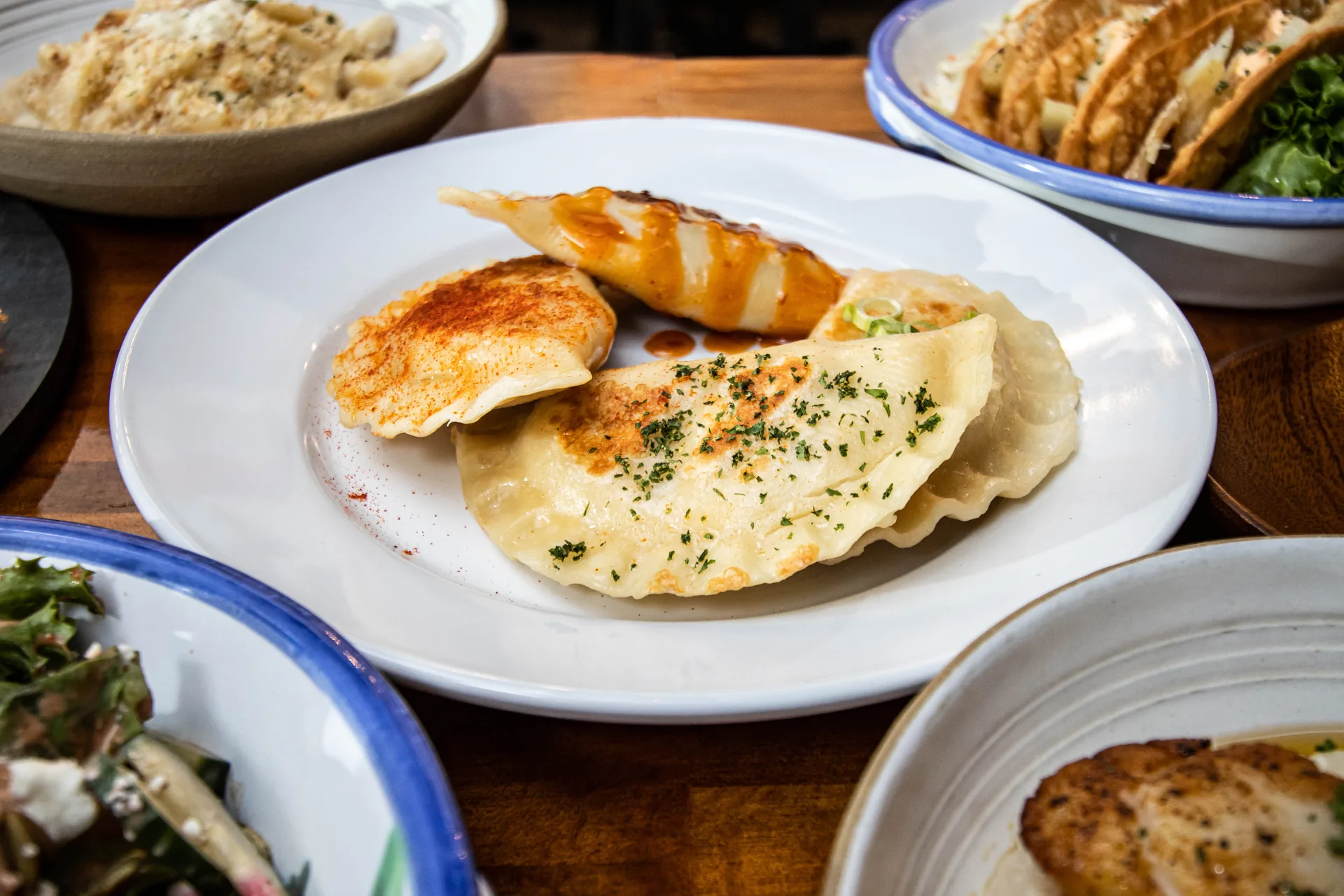 A table spread at The Fox Den